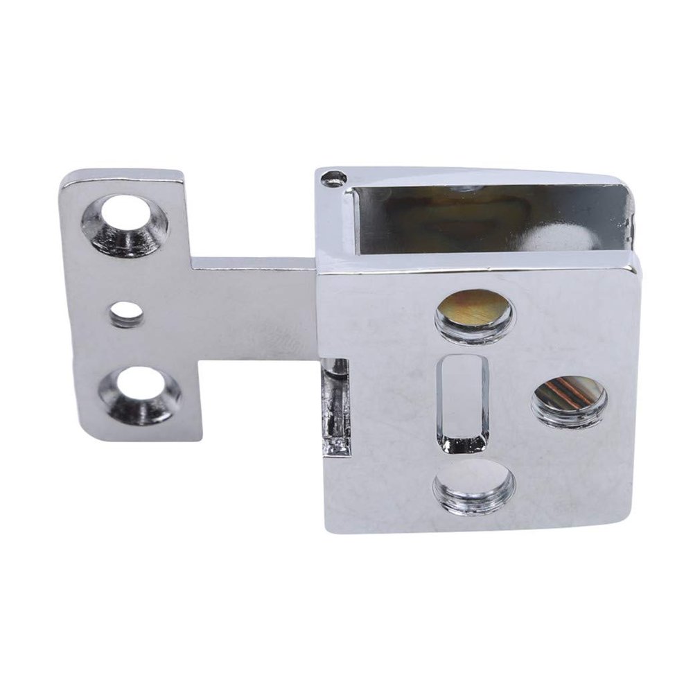 GOMYIE Metal Wall Mounted Glass Holders Door Hinges Clamps Clips Hardware(Silver Color S)