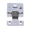 GOMYIE Metal Wall Mounted Glass Holders Door Hinges Clamps Clips Hardware(Silver Color S) view 2
