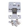 GOMYIE Metal Wall Mounted Glass Holders Door Hinges Clamps Clips Hardware(Silver Color S) view 3
