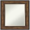 Amanti Art Bronze Bathroom Mirror for Over Sink, 32x26 Ballroom Bronze Rectangle Vanity Mirror, Medium Traditional Frame, Hangs Horizonally and Vertically, Bathroom Wall Decor, Beveled Edge view 1