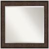 Amanti Art Bronze Bathroom Mirror for Over Sink, 28x34 Ridge Bronze Rectangle Vanity Mirror, Large Traditional Frame, Hangs Horizonally and Vertically, Bathroom Wall Decor, Beveled Edge view 1