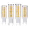 G9 LED Bulb,LED G9 Bulb Dimmable, 75W Halogen Bulb Equivalent, 7W LED G9 Bulbs, G9 Bi-pin Base, 730LM, AC120V, Warm White 3000k (4-Pack) view 1