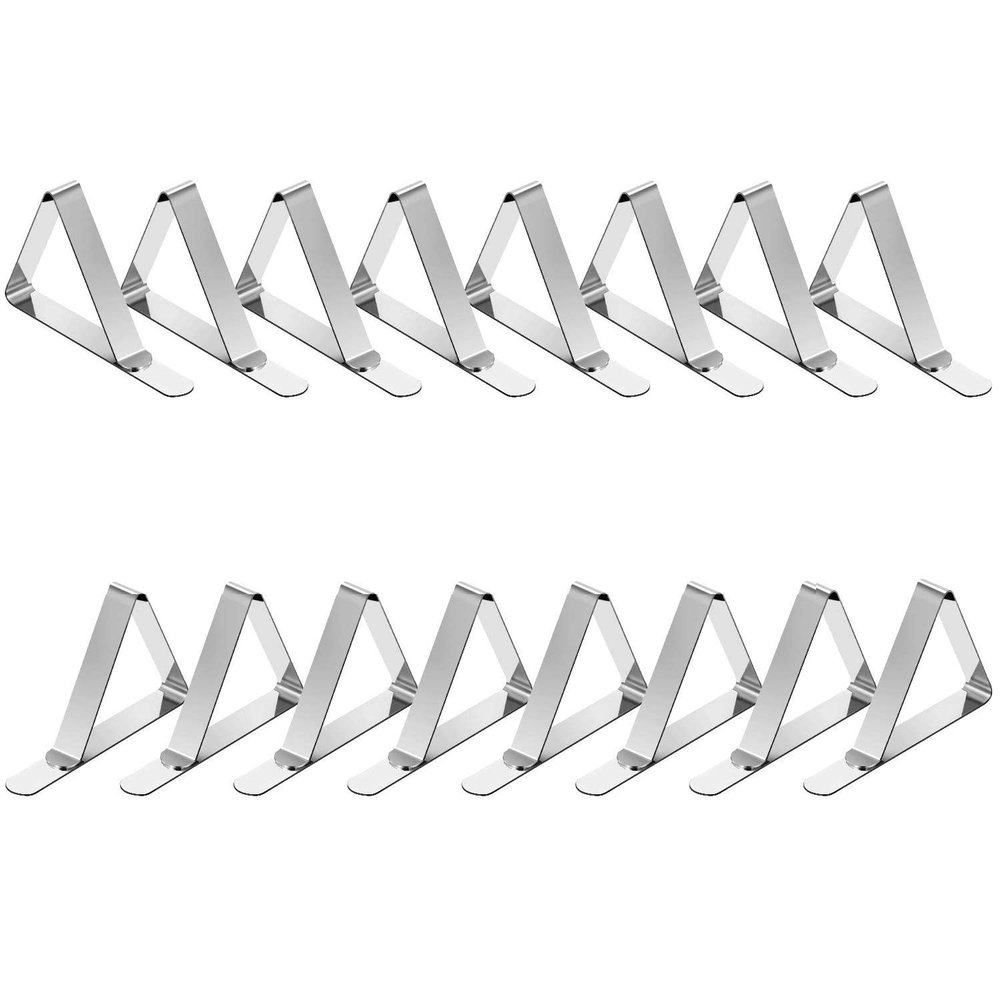 TriPole Tablecloth Clips 16 Pack Table Cloth Holder Clips for Picnic Tables