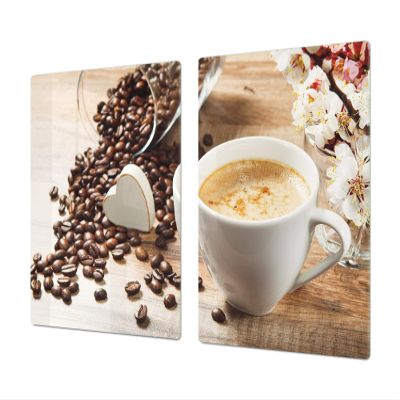 HUGE Cutting Board  Worktop saver and Pastry Board  Kitchen Protective Panel; MEASURES: SINGLE: 80 x 52 cm (31,5 x 20,47); DOUBLE: 40 x 52 cm (15,75 x 20,47); Coffee series DD07