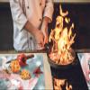 ENORMOUS Tempered GLASS Chopping Board - Induction Cooktop Cover  Glass Cutting Board SINGLE: 80 x 52 cm (31,5 x 20,47); DOUBLE: 40 x 52 cm (15,75 x 20,47); Flower series DD06A view 4