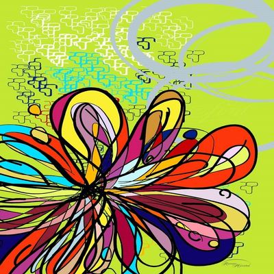 It was a Riot by Ramona Murdock Art Print, 9 x 14 inches