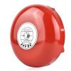 Fire School Safety Fire Alarm Bell, 24V Metal Round Alarm, Security Fire Alarm Bell with Clanging Sound Multipurpose Alarm Bell view 1