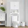 Spirich Over The Toilet Storage Cabinet, Bathroom Shelf Over Toilet, Bathroom Storage Cabinet Organizer, White view 1