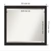Amanti Art Brown Bathroom Mirror for Over Sink, 28x40 Furniture Espresso Narrow Rectangle Vanity Mirror, Large Casual Frame, Hangs Horizonally and Vertically, Bathroom Wall Decor, Beveled Edge view 4