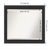 Amanti Art Black Bathroom Mirror for Over Sink, 29x41 Shipwreck Black Rectangle Vanity Mirror, Large Country Rustic Frame, Hangs Horizonally and Vertically, Bathroom Wall Decor, Beveled Edge view 4