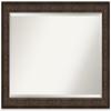 Amanti Art Bronze Bathroom Mirror for Over Sink, 30x42 Ridge Bronze Rectangle Vanity Mirror, Large Traditional Frame, Hangs Horizonally and Vertically, Bathroom Wall Decor, Beveled Edge view 1