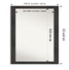 Amanti Art Brown Full Length Mirror, 65x29 Rustic Plank Espresso Tall Free Standing Body Wall Mirror Full Length for Dressing, Country Rustic Frame, Lean on Floor or Hang, Wall Decor view 4