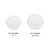Thunder Group PLTC010WL Trash Can Lid, Round, Secure snap-on, Plastic, White (for PLTC010W) view 3