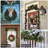 Myfolrena Wreath Hanger Adjustable Door Hanger Wreath Hanger for Front Door 15-24inch,Wreath Hook, Hold Up 20lb(Nickle,1 Pack) view 4