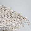 18'' Handwoven Macrame Rope Throw Pillow Cover Case Tassel Knitted Decorative Square Cushion Case Pillowcase for Sofa Bedroom Car Couch Chair,Bohemian Style Home Decor view 2