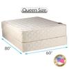 Dream Sleep Grandeur Deluxe 2-Sided Mattress and Box Spring Set - Orthopedic, Fully Assembled, Good for Your Back, Luxury Height, Longlasting (Queen 60"x80"x12") view 2