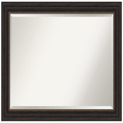 Amanti Art Bronze Bathroom Mirror for Over Sink, 29x41 Accent Bronze Rectangle Vanity Mirror, Large Traditional Frame, Hangs Horizonally and Vertically, Bathroom Wall Decor, Beveled Edge