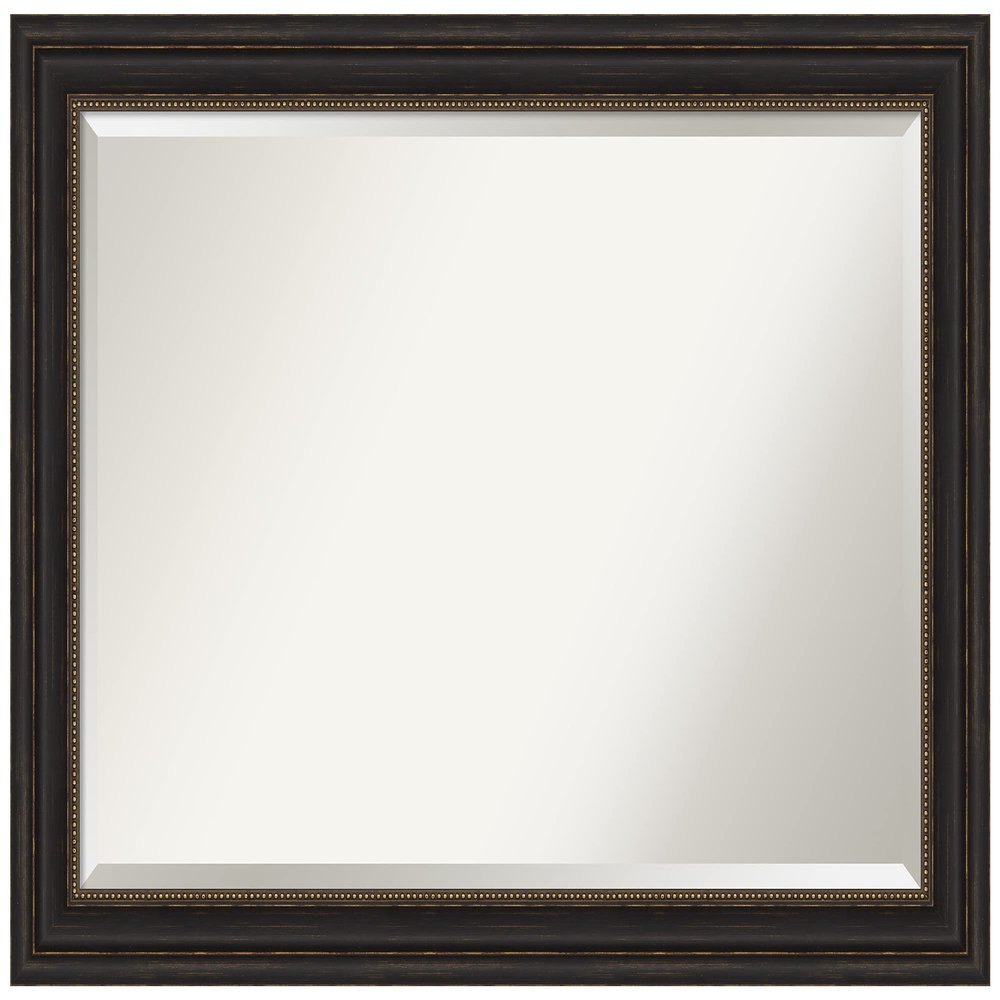 Amanti Art Bronze Bathroom Mirror for Over Sink, 29x41 Accent Bronze Rectangle Vanity Mirror, Large Traditional Frame, Hangs Horizonally and Vertically, Bathroom Wall Decor, Beveled Edge