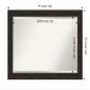 Amanti Art Bronze Bathroom Mirror for Over Sink, 29x41 Accent Bronze Rectangle Vanity Mirror, Large Traditional Frame, Hangs Horizonally and Vertically, Bathroom Wall Decor, Beveled Edge view 4
