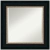 Amanti Art Bronze Bathroom Mirror for Over Sink, 27x27 Paragon Bronze Square Vanity Mirror, Medium Traditional Frame, Hangs Horizonally and Vertically, Bathroom Wall Decor, Beveled Edge view 1