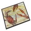 Caroline's Treasures SC2023MAT Crab, Shrimp, Oyster Yellow Sky Doormat 18x27 Front Door Mat Indoor Outdoor Rugs for Entryway, Non Slip Washable Low Pile, 18H X 27W view 1