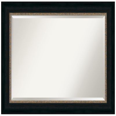 Amanti Art Bronze Bathroom Mirror for Over Sink, 31x43 Paragon Bronze Rectangle Vanity Mirror, Large Traditional Frame, Hangs Horizonally and Vertically, Bathroom Wall Decor, Beveled Edge