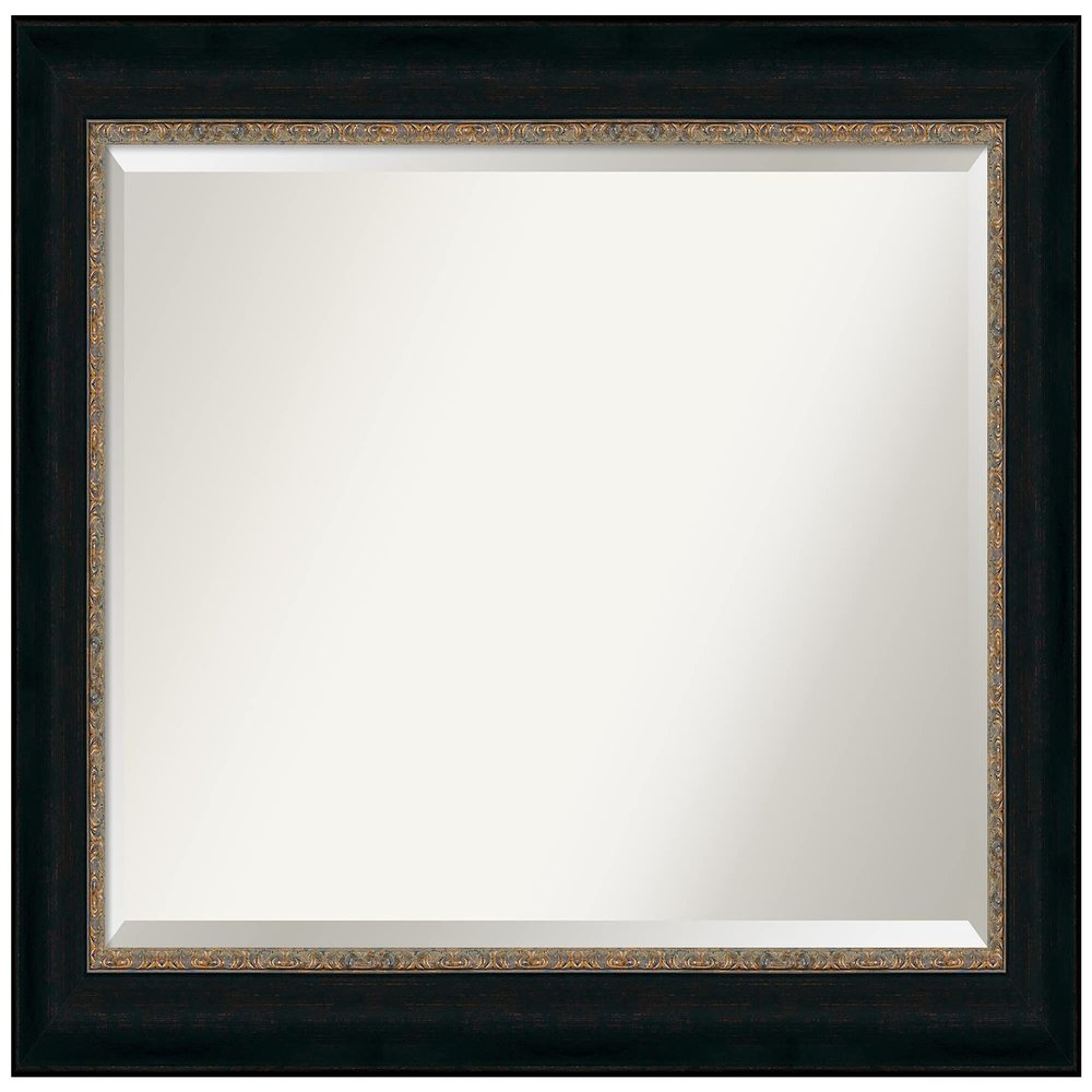 Amanti Art Bronze Bathroom Mirror for Over Sink, 31x43 Paragon Bronze Rectangle Vanity Mirror, Large Traditional Frame, Hangs Horizonally and Vertically, Bathroom Wall Decor, Beveled Edge