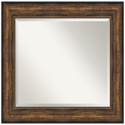 Amanti Art Bronze Bathroom Mirror for Over Sink, 30x36 Ballroom Bronze Rectangle Vanity Mirror, Large Traditional Frame, Hangs Horizonally and Vertically, Bathroom Wall Decor, Beveled Edge