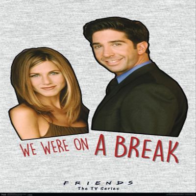 Trends International Friends - We were on a break! Wall Poster, 22.375" x 34", Premium Unframed Version