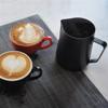 100ml Milk Pitcher, Non-stick Stainless Steel Milk Frothing Jug, Milk Frothing Pitcher,Barista Coffee Cup, Espresso Coffee Pitcher,Cream Milk Jug for Making Latte Coffee Art - Black view 4