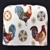 2 Slice Slot Barnyard Farm Country Roosters on Cream Reversible Toaster Kitchen Appliance Dust Cover Cozy 11.5(l) x 7.5(h) x 5.5(w) view 2
