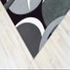 Abstract Rug 8x10 Modern Rug Contemporary Area Rug Large Premium Quality Rug Colorful Thick Carpet for Living Room 1062 Grey White view 3