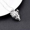 Anatomical Heart Cremation Locket Necklace Inside Tube Memorial Urn Jewelry For Ashes Of Loved One (Silver tone) view 2