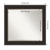 Amanti Art Bronze Bathroom Mirror for Over Sink, 27x33 Accent Bronze Rectangle Vanity Mirror, Large Traditional Frame, Hangs Horizonally and Vertically, Bathroom Wall Decor, Beveled Edge view 4