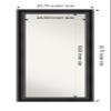 Amanti Art Black Full Length Mirror, 66x30 Grand Black Tall Free Standing Body Wall Mirror Full Length for Dressing, Casual Frame, Lean on Floor or Hang, Wall Decor view 4