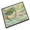 Caroline's Treasures SC2013MAT Blue Crab Sunset Doormat 18x27 Front Door Mat Indoor Outdoor Rugs for Entryway, Non Slip Washable Low Pile, 18H X 27W view 1