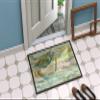 Caroline's Treasures SC2013MAT Blue Crab Sunset Doormat 18x27 Front Door Mat Indoor Outdoor Rugs for Entryway, Non Slip Washable Low Pile, 18H X 27W view 4