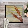 Caroline's Treasures SC2021MAT Crawfish Yellow Sky Doormat 18x27 Front Door Mat Indoor Outdoor Rugs for Entryway, Non Slip Washable Low Pile, 18H X 27W view 2