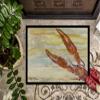 Caroline's Treasures SC2021MAT Crawfish Yellow Sky Doormat 18x27 Front Door Mat Indoor Outdoor Rugs for Entryway, Non Slip Washable Low Pile, 18H X 27W view 3
