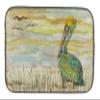 Caroline's Treasures SC2024DDM Pelican Yellow Sky Dish Drying Mat Absorbent Dish Drying Mat Pad for Kitchen Counter Dish Drainer Mat for Countertop, 14 x 21", Multicolor view 1