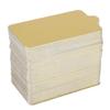 100 PCS Quarter Sheet Cake Board Rectangle Mousse Cake Boards Greaseproof Gold Paper Cupcake Dessert Displays Tray Wedding Birthday Cake(S: 10 x 5 cm / 3.94 x 1.97 inch) view 1