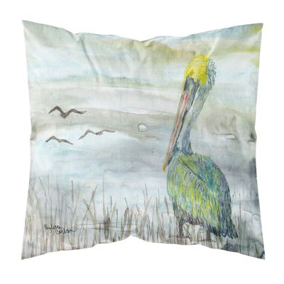 Caroline's Treasures SC2008PILLOWCASE Pelican Watercolor Fabric Standard Pillowcase Lightweight Super Soft Easy Care Decorative Artwork Pillowcase, Standard