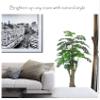 AMERIQUE Pair 5.3' Gorgeous & Unique Monstera Palm Tree Artificial Plant, Real Touch Technology, with UV Protection, Super Quality, 5.3 Feet view 4