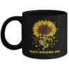 SUNFLOWER ACCEPT UNDERSTAND LOVE AUTISM AWARENESS MUG Coffee Mug Gift Coffee Mug 11OZ Coffee Mug view 1
