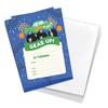 Desert Cactus Monster Truck Happy Birthday Invitations Invite Cards Style 3 (10 Count) With Envelopes Boys Girls Kids Party (10ct) view 1