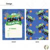 Desert Cactus Monster Truck Happy Birthday Invitations Invite Cards Style 3 (10 Count) With Envelopes Boys Girls Kids Party (10ct) view 4