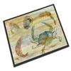 Caroline's Treasures SC2026MAT Crab, Shrimp, Oyster Yellow Sky Doormat 18x27 Front Door Mat Indoor Outdoor Rugs for Entryway, Non Slip Washable Low Pile, 18H X 27W view 1