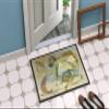 Caroline's Treasures SC2026MAT Crab, Shrimp, Oyster Yellow Sky Doormat 18x27 Front Door Mat Indoor Outdoor Rugs for Entryway, Non Slip Washable Low Pile, 18H X 27W view 4