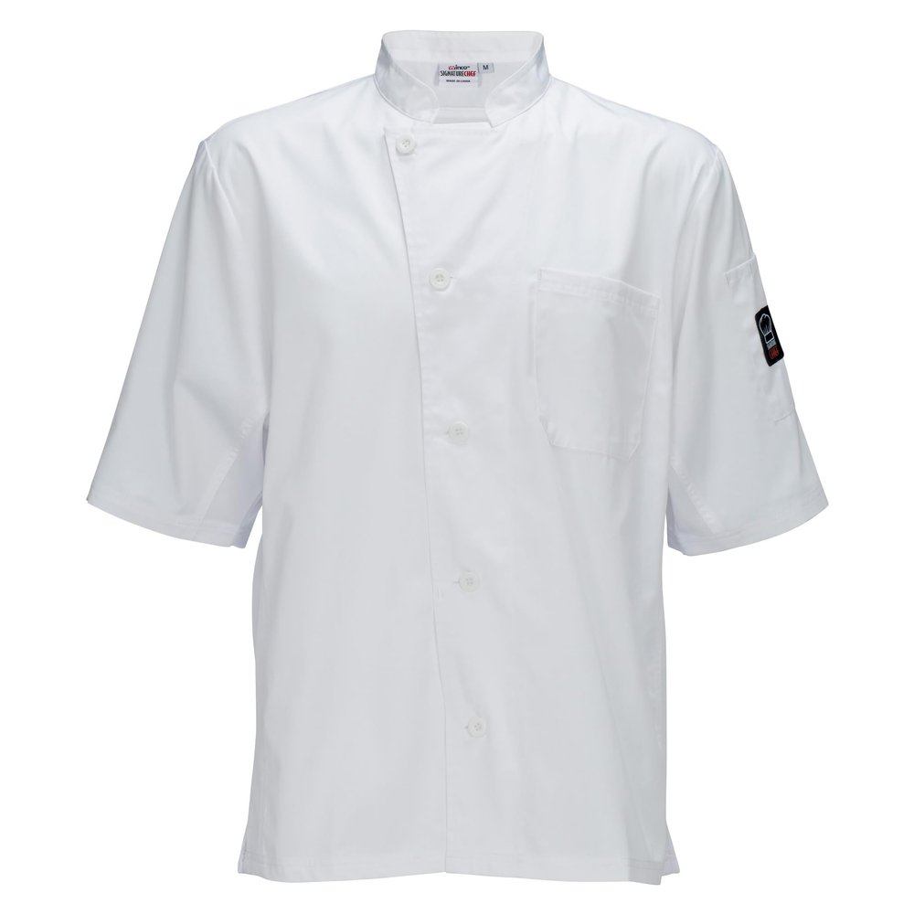 WINCO UNF-9WM Ventilated Shirt, Medium, White