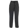 Winco, Unisex Chef Pants, M, Chalk Stripe view 1